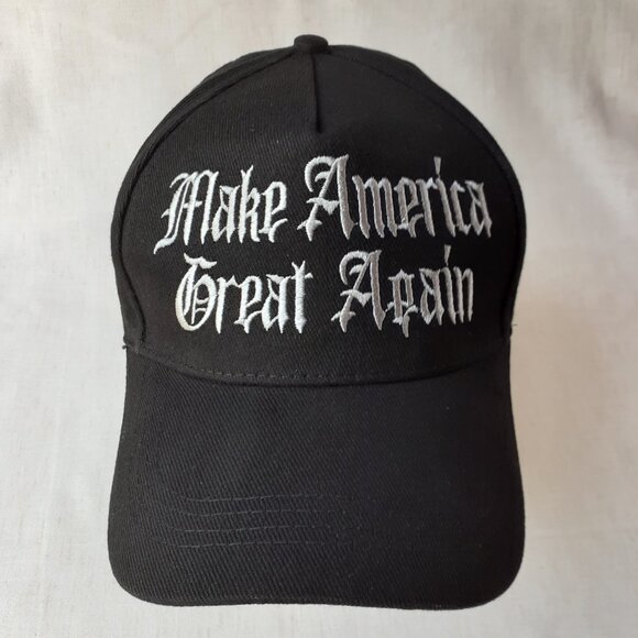 Make America Great Again - Black Baseball Cap - Adjustable Fit - Picture 2 of 13